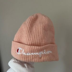 Baby pink Champion Beanie